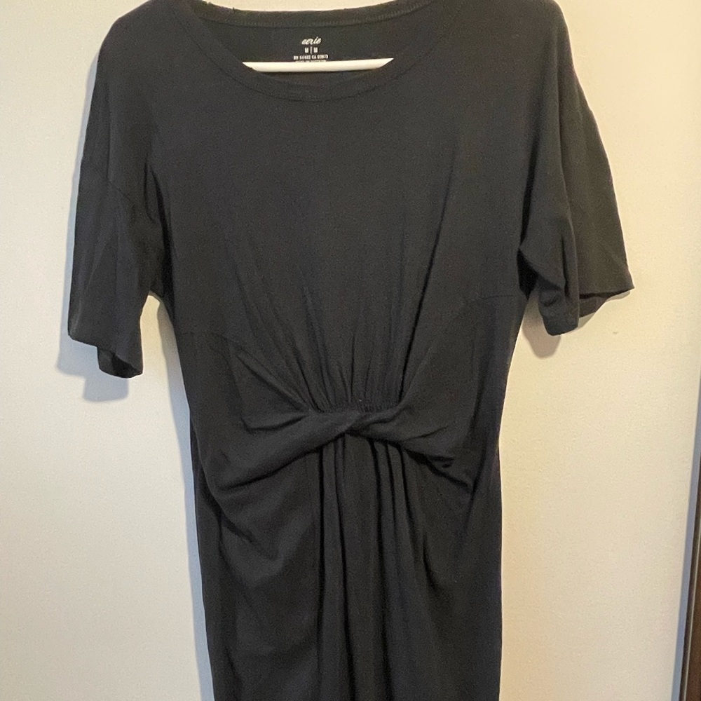 Never worn  American Eagle black t shirt dress